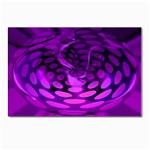 Abstract In Purple Postcards 5  x 7  (10 Pack) Front