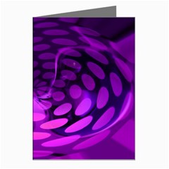 Abstract In Purple Greeting Card (8 Pack) by FunWithFibro