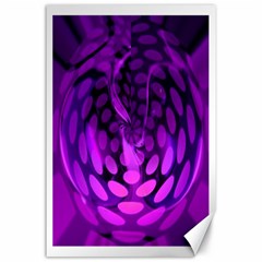 Abstract In Purple Canvas 24  X 36  (unframed)