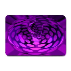 Abstract In Purple Small Door Mat by FunWithFibro