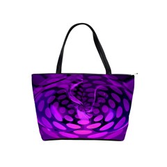 Abstract In Purple Large Shoulder Bag by FunWithFibro