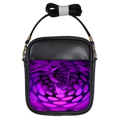 Abstract In Purple Girl s Sling Bag