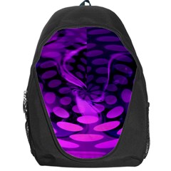 Abstract In Purple Backpack Bag