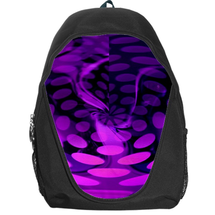 Abstract In Purple Backpack Bag