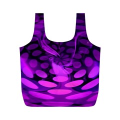 Abstract In Purple Reusable Bag (m) by FunWithFibro