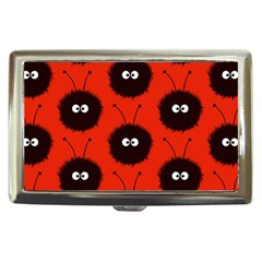 Red Cute Dazzled Bug Pattern Cigarette Money Case by CreaturesStore