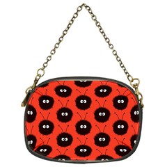 Red Cute Dazzled Bug Pattern Chain Purse (one Side) by CreaturesStore