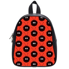 Red Cute Dazzled Bug Pattern School Bag (small) by CreaturesStore