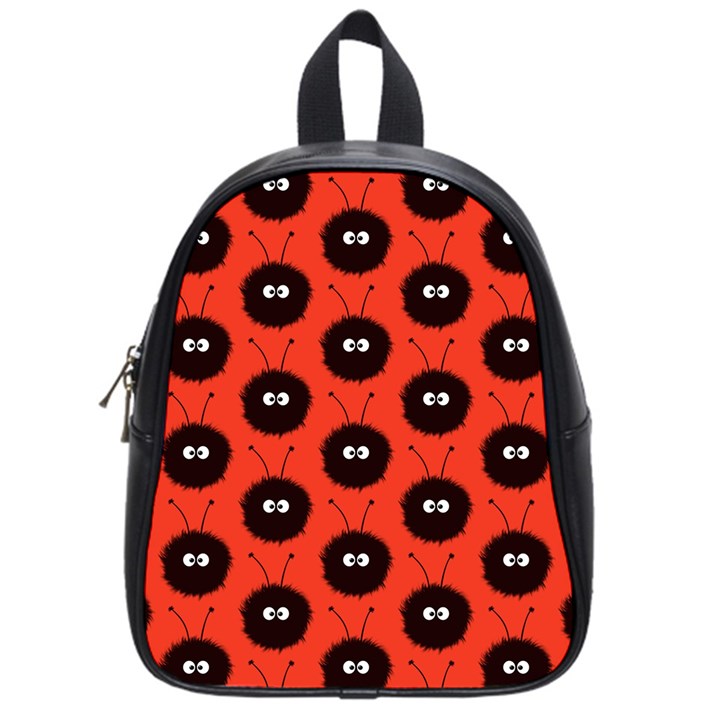 Red Cute Dazzled Bug Pattern School Bag (Small)