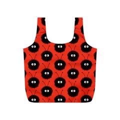 Red Cute Dazzled Bug Pattern Reusable Bag (s) by CreaturesStore