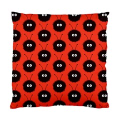 Red Cute Dazzled Bug Pattern Cushion Case (two Sided) 