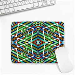 Colorful Geometric Abstract Pattern Small Mouse Pad (rectangle) by dflcprints