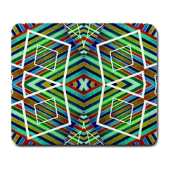 Colorful Geometric Abstract Pattern Large Mouse Pad (rectangle)