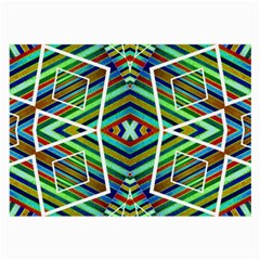 Colorful Geometric Abstract Pattern Glasses Cloth (large) by dflcprints