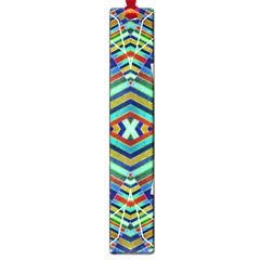 Colorful Geometric Abstract Pattern Large Bookmark by dflcprints