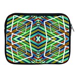 Colorful Geometric Abstract Pattern Apple iPad Zippered Sleeve Front