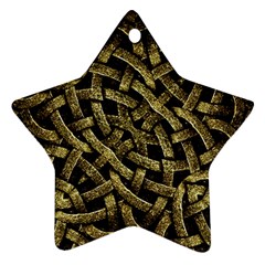 Ancient Arabesque Stone Ornament Star Ornament by dflcprints