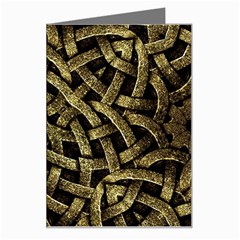 Ancient Arabesque Stone Ornament Greeting Card