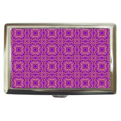 Purple Moroccan Pattern Cigarette Money Case