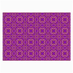 Purple Moroccan Pattern Glasses Cloth (large)