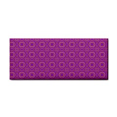 Purple Moroccan Pattern Hand Towel by SaraThePixelPixie