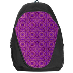 Purple Moroccan Pattern Backpack Bag