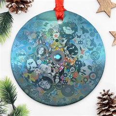 Led Zeppelin Iii Art Round Ornament