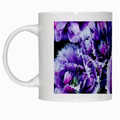 Purple Wildflowers Of Hope White Coffee Mug