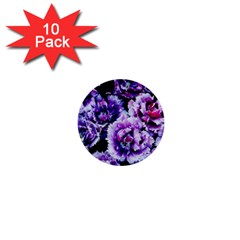 Purple Wildflowers Of Hope 1  Mini Button (10 pack)