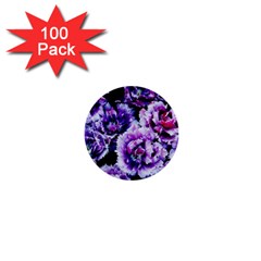 Purple Wildflowers Of Hope 1  Mini Button (100 pack)