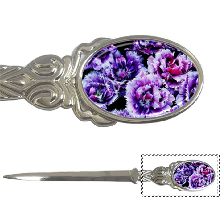 Purple Wildflowers Of Hope Letter Opener