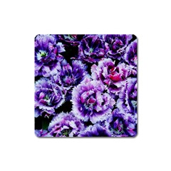 Purple Wildflowers Of Hope Magnet (Square)