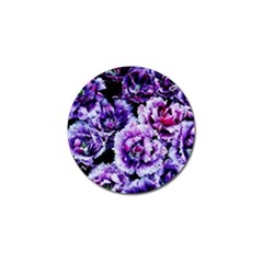 Purple Wildflowers Of Hope Golf Ball Marker 4 Pack