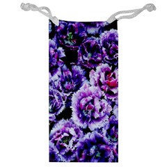 Purple Wildflowers Of Hope Jewelry Bag