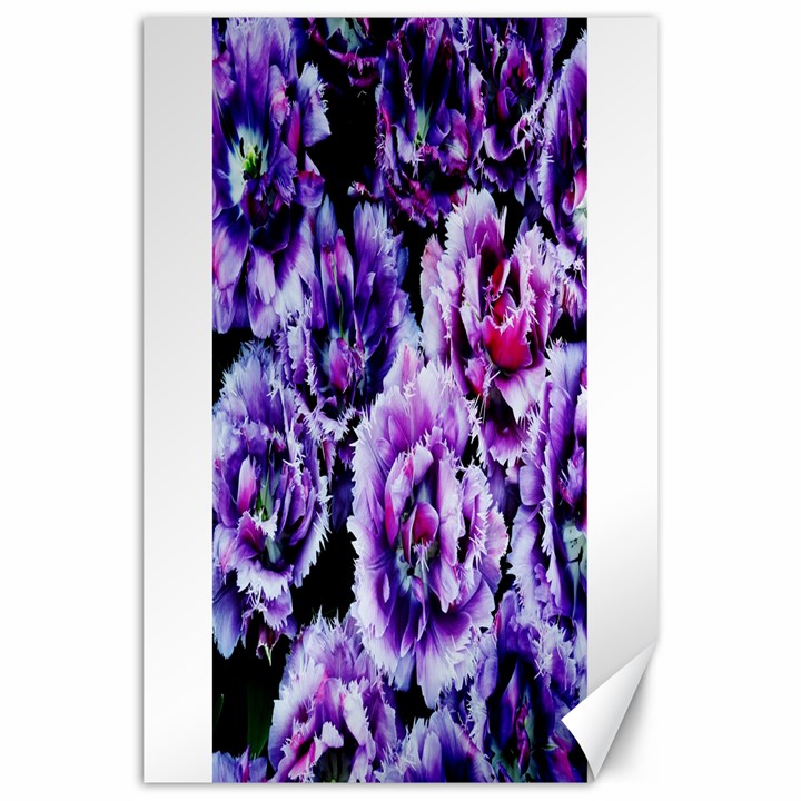 Purple Wildflowers Of Hope Canvas 24  x 36  (Unframed)