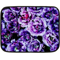 Purple Wildflowers Of Hope Mini Fleece Blanket (Two Sided)