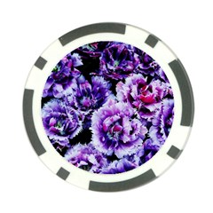 Purple Wildflowers Of Hope Poker Chip (10 Pack)