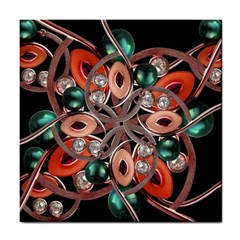 Luxury Ornate Artwork Ceramic Tile by dflcprints