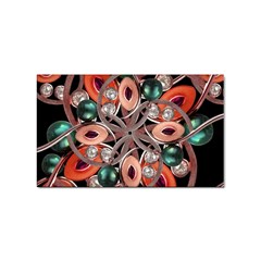 Luxury Ornate Artwork Sticker (rectangle) by dflcprints