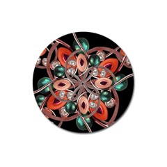 Luxury Ornate Artwork Magnet 3  (round)