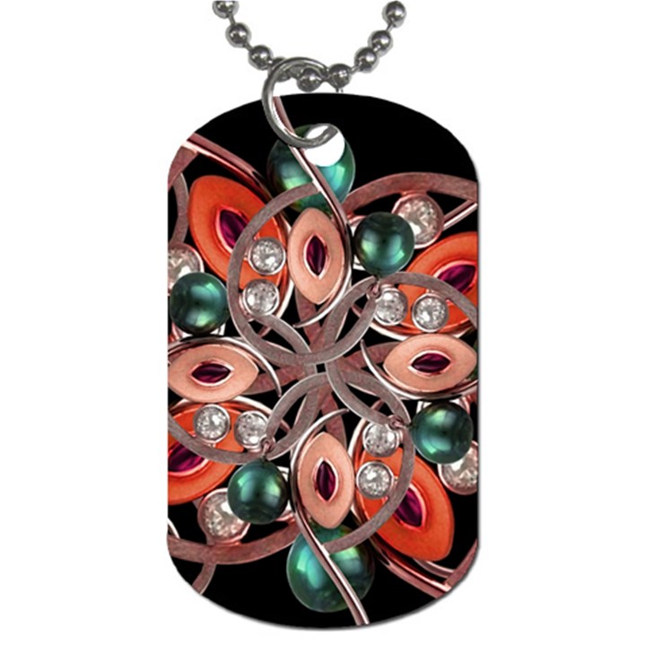 Luxury Ornate Artwork Dog Tag (Two-sided) 