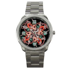 Luxury Ornate Artwork Sport Metal Watch