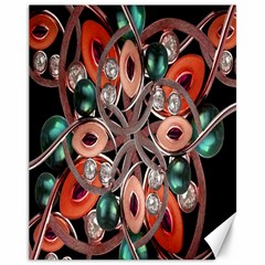 Luxury Ornate Artwork Canvas 11  X 14  (unframed) by dflcprints