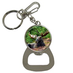 Majestic Moose Bottle Opener Key Chain