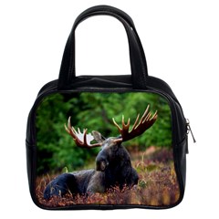 Majestic Moose Classic Handbag (two Sides) by StuffOrSomething