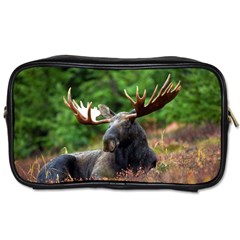 Majestic Moose Travel Toiletry Bag (one Side)