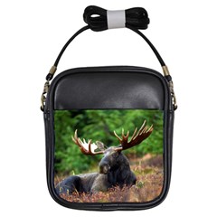 Majestic Moose Girl s Sling Bag by StuffOrSomething