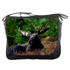 Majestic Moose Messenger Bag