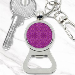 Purple Moroccan Pattern Bottle Opener Key Chain