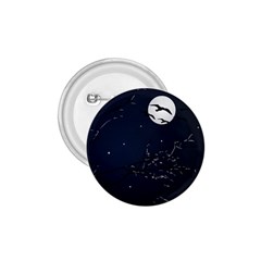 Night Birds And Full Moon 1 75  Button by dflcprints